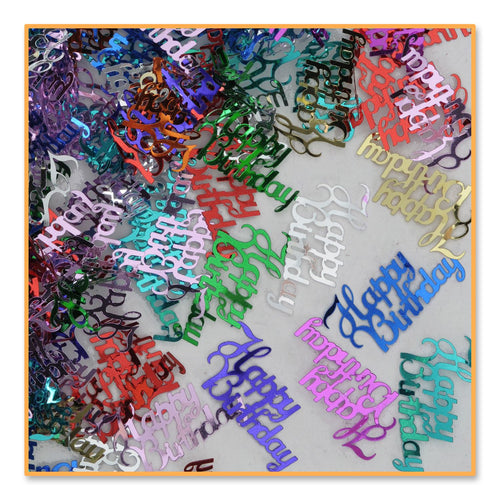 Beistle Happy Birthday Fancy Confetti | Party Supply | Decoration