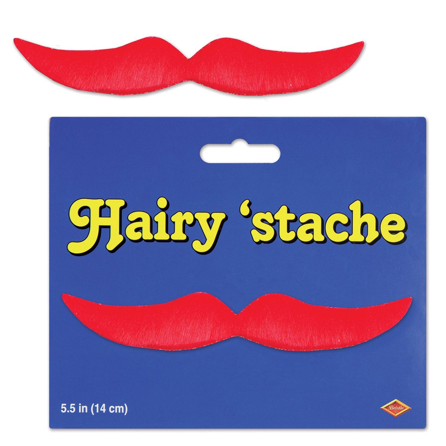 Beistle Red Hairy 'stache - General Occasion | Party Supply | Decoration