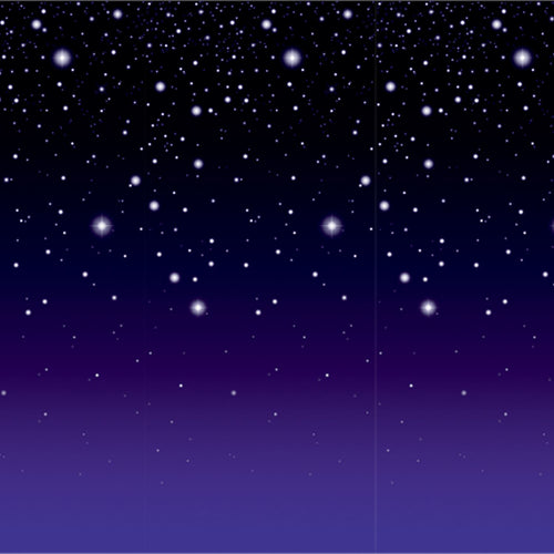 Beistle Starry Night Backdrop - Awards Night | Party Supply | Decoration