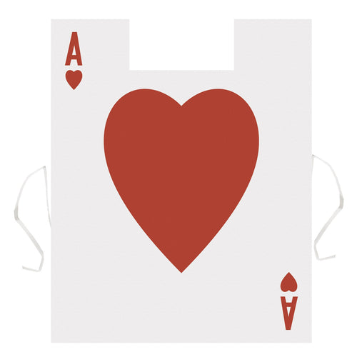 Beistle Plastic Card "Suit" Vest - Alice In Wonderland | Party Supply