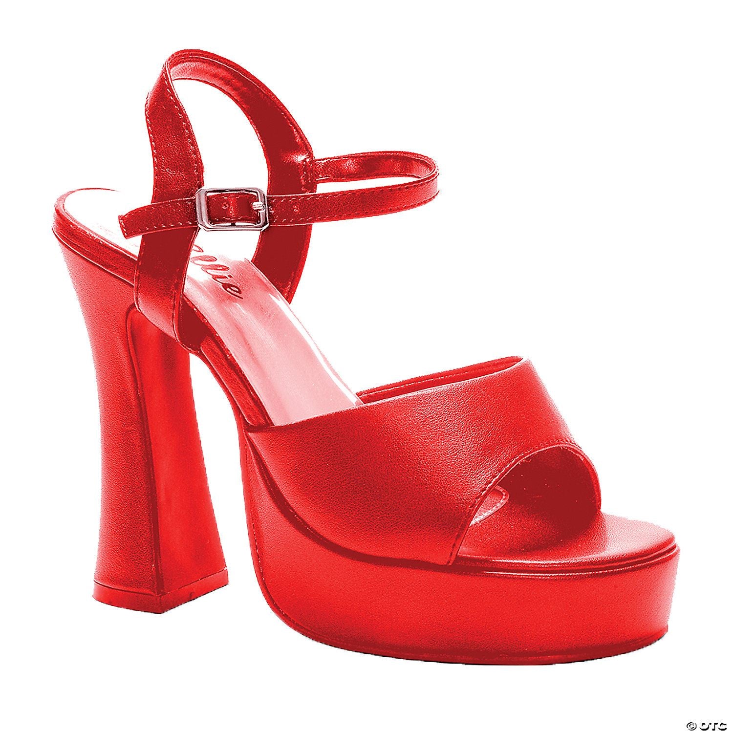Womens Lea Platform Shoes | Red