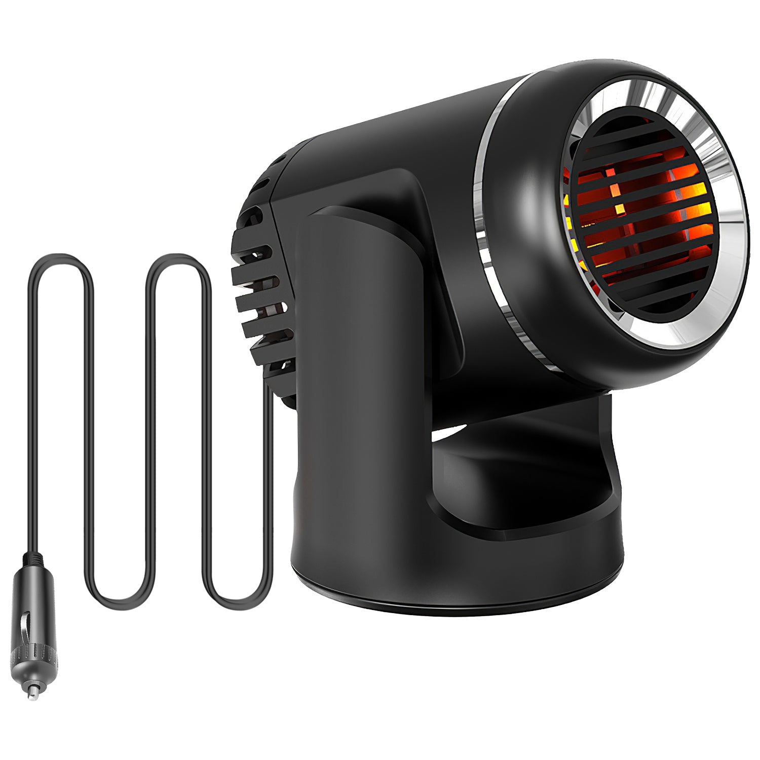 24V 160W Portable Car Heater 2 In 1 Heating Cooling Fan Rotatable Demister
