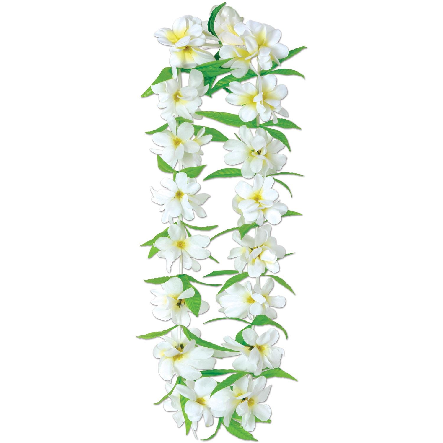 Beistle Silk N Petals Tropical Jasmine Leis - Luau | Party Supply | Decoration