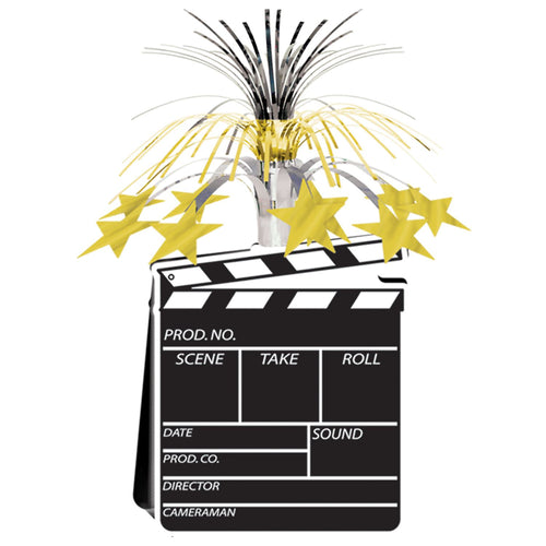 Beistle Movie Set Clapboard Centerpiece - Awards Night | Party Supply