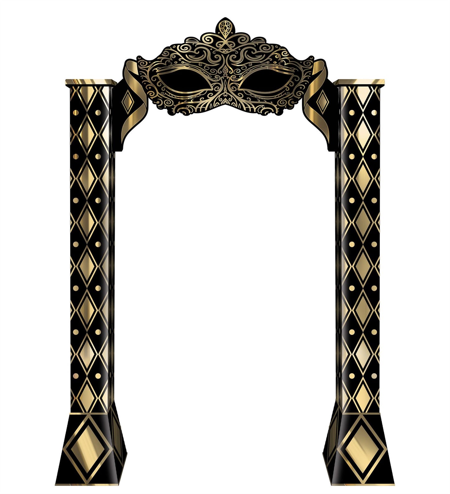 Beistle Masquerade 3-D Archway Prop - Prom | Party Supply | Decoration