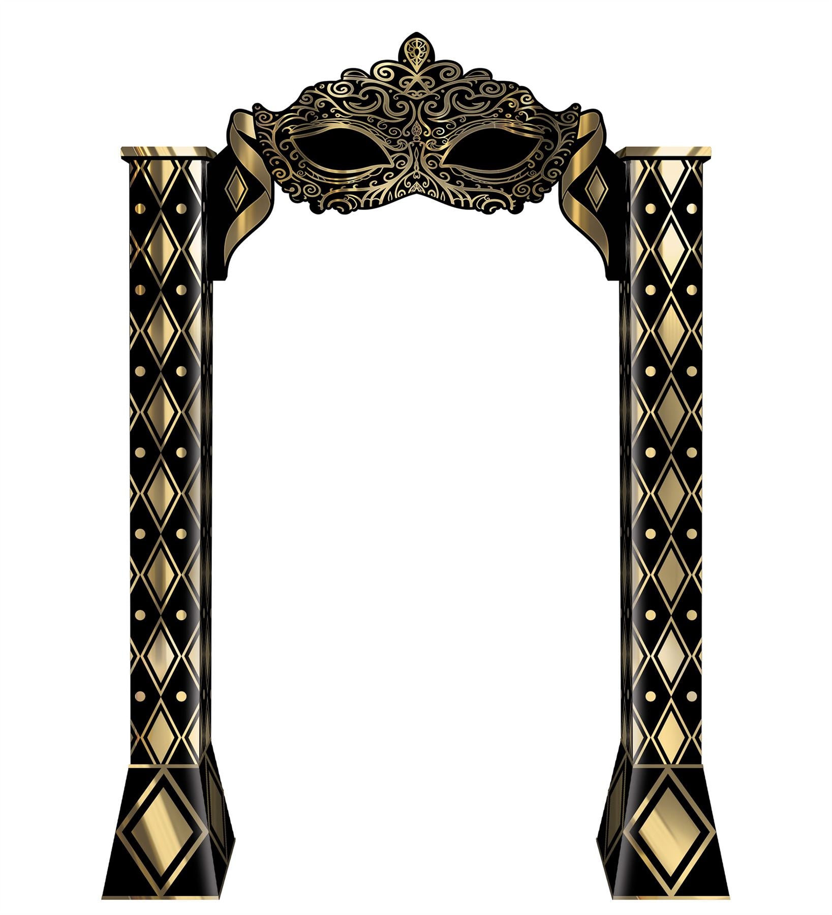 Beistle Masquerade 3-D Archway Prop - Prom | Party Supply | Decoration