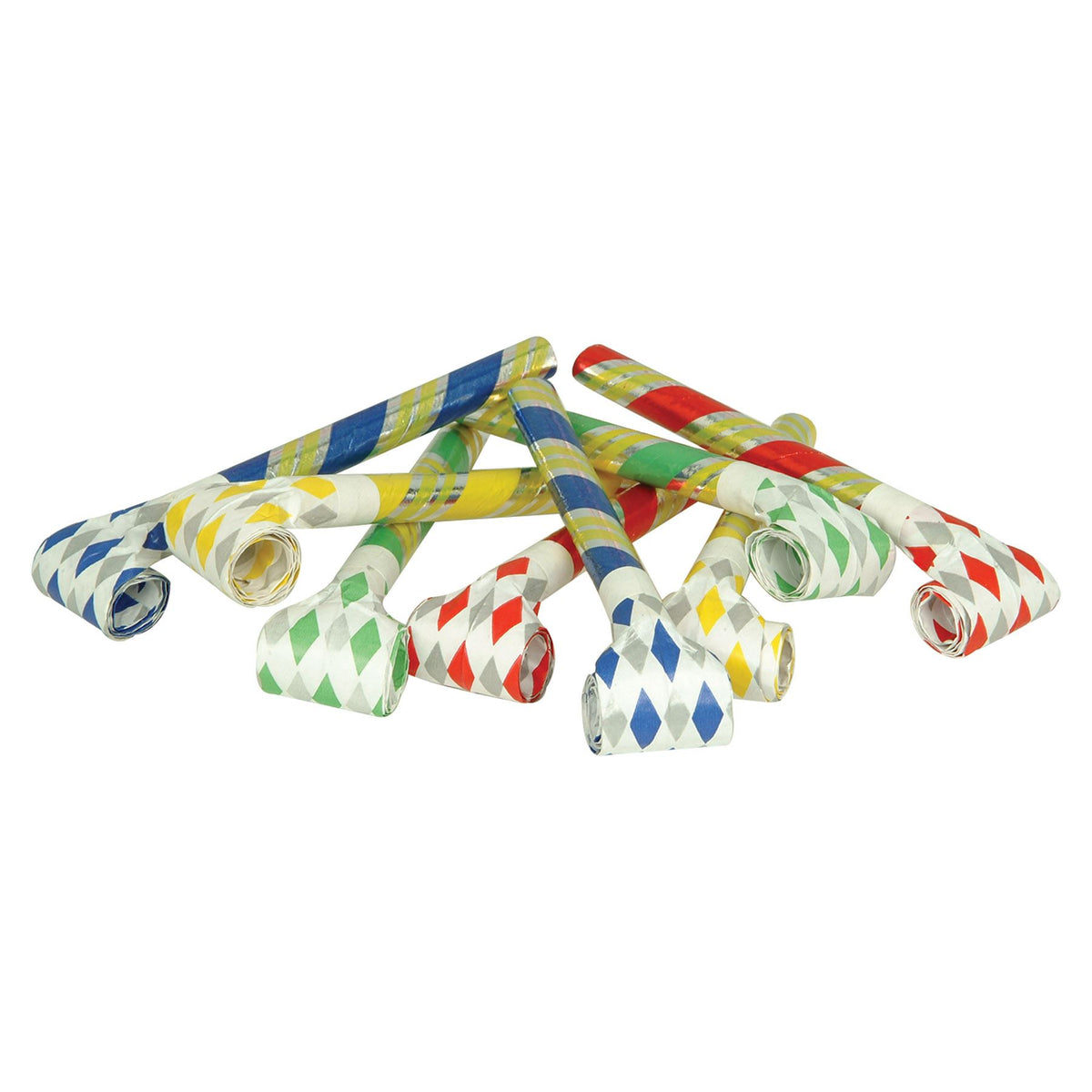 Beistle Super-Tube Noiseless Blowouts (8/Pkg) - Party Supply