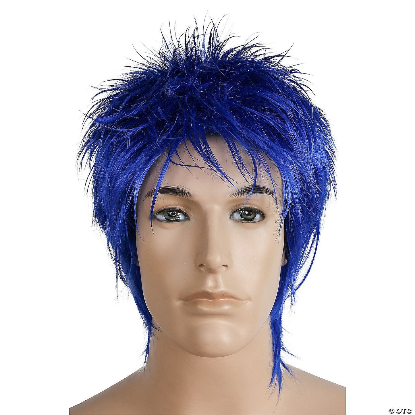 Mens Royal Blue Rod Wig