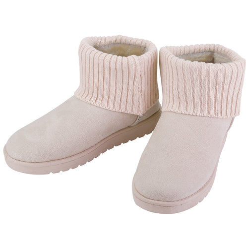 Women Lady Snow Boots Suede Mid-Calf Boot Shoe Short Plush Warm Lining Shoes w/