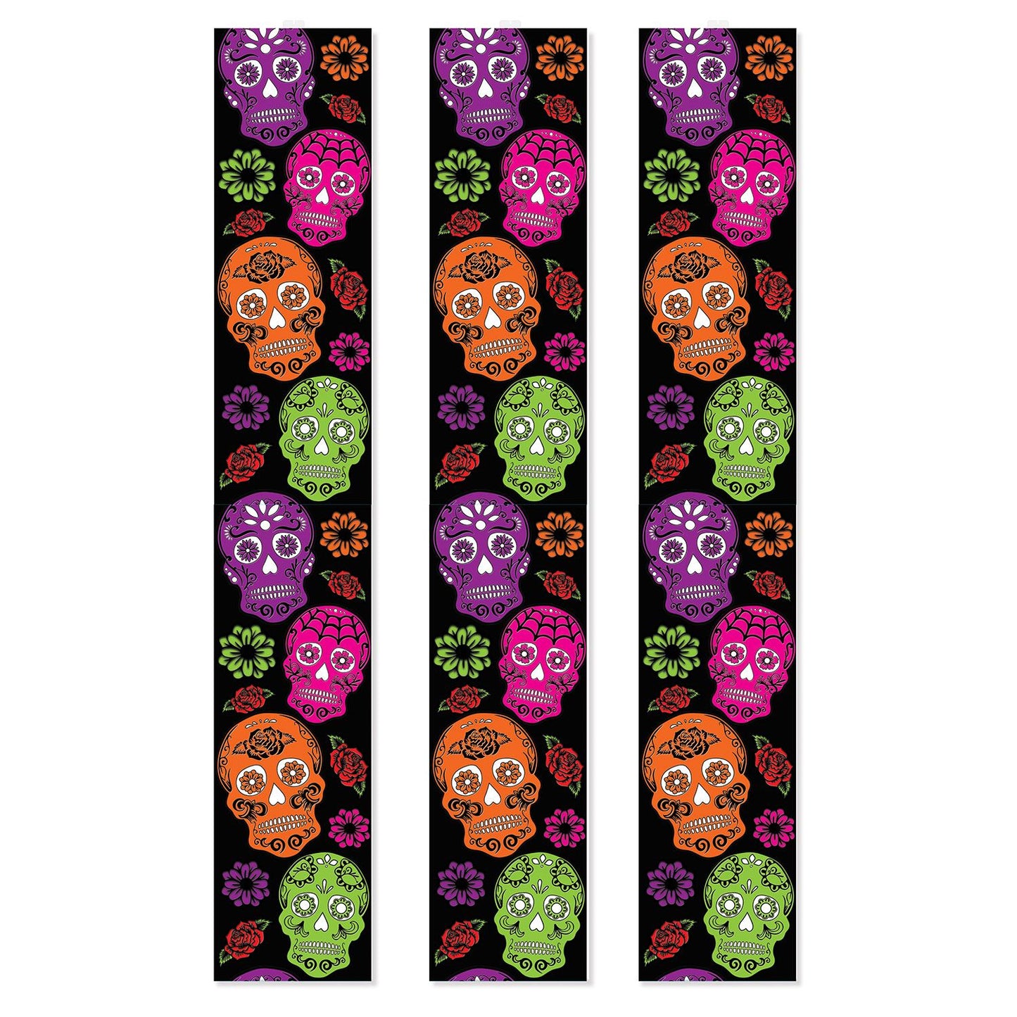 Beistle Day of the Dead 6 Ft Party Panels | Party Supply | Decoration