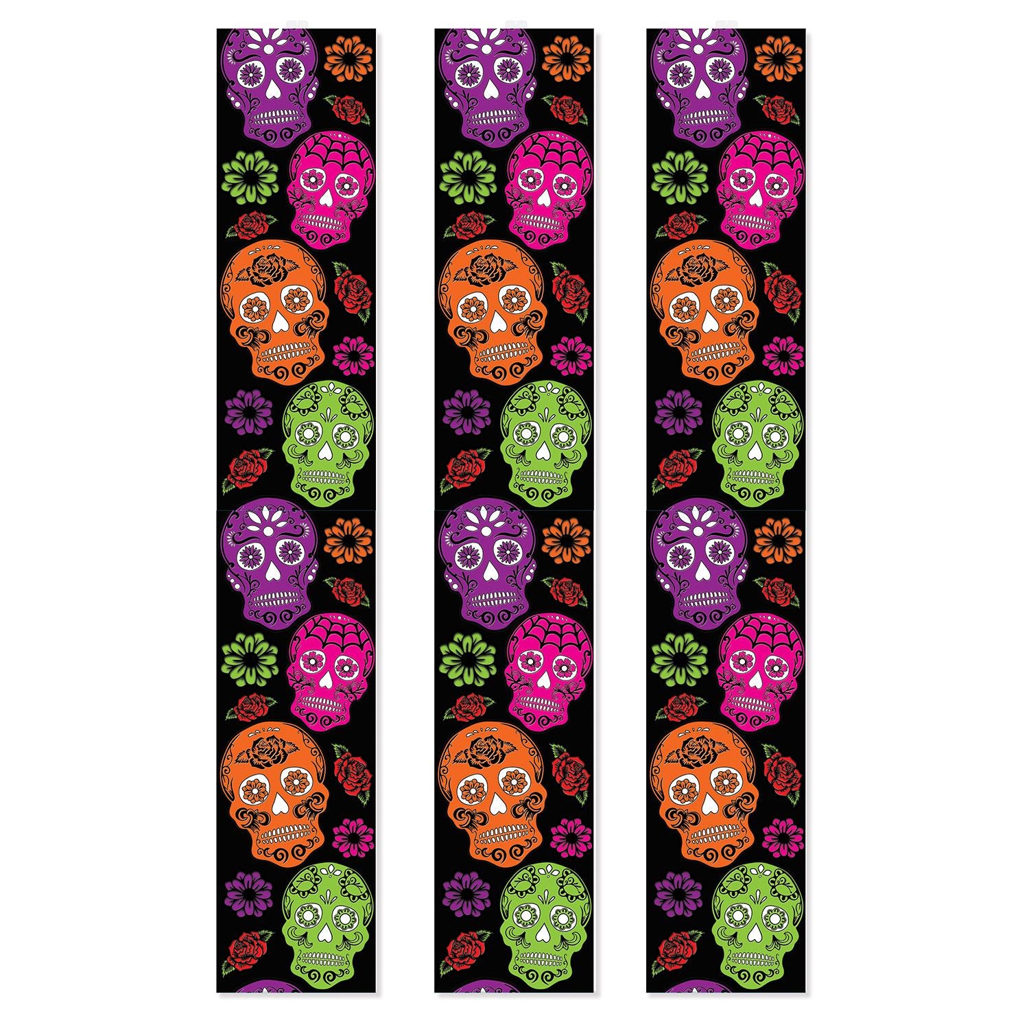 Beistle Day of the Dead 6 Ft Party Panels | Party Supply | Decoration
