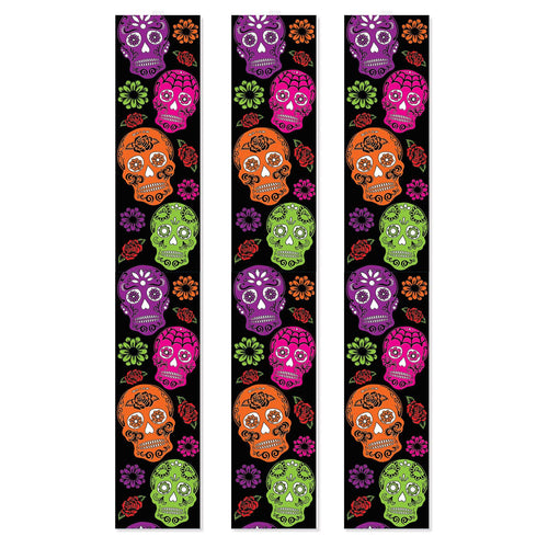 Beistle Day of the Dead 6 Ft Party Panels | Party Supply | Decoration