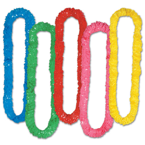 Beistle Assorted Soft Twist Poly Leis - Luau | Party Supply | Decoration