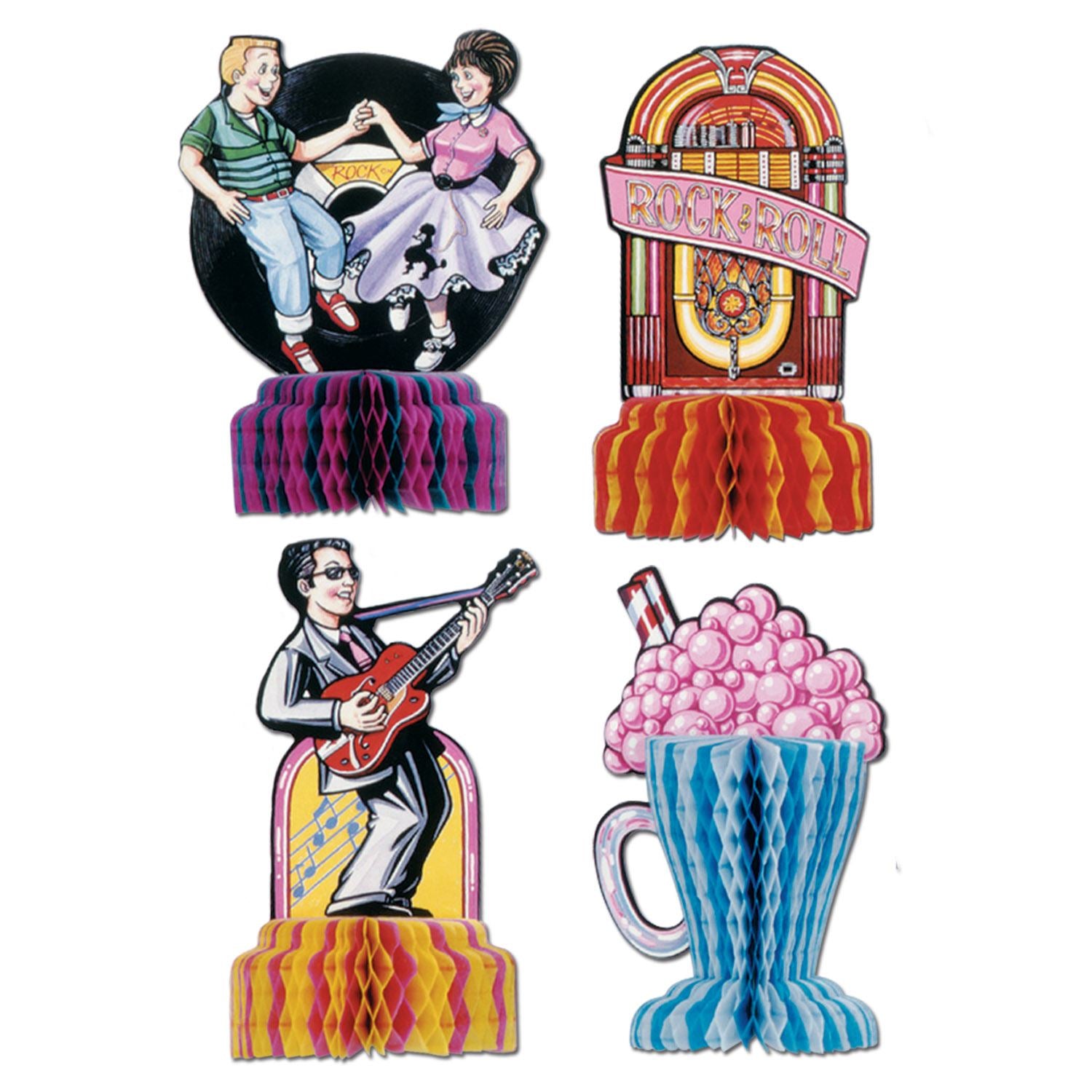 Beistle 50s Rock N Roll Playmates - 50's/Rock & Roll | Party Supply