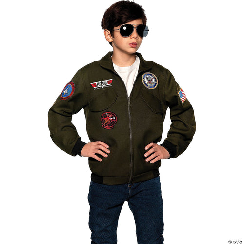 Navy Topgun Pilot Jacket Child Costume