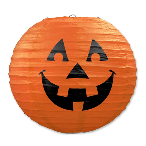 Beistle Jack-O-Lantern Paper Lanterns - Halloween | Party Supply | Decoration