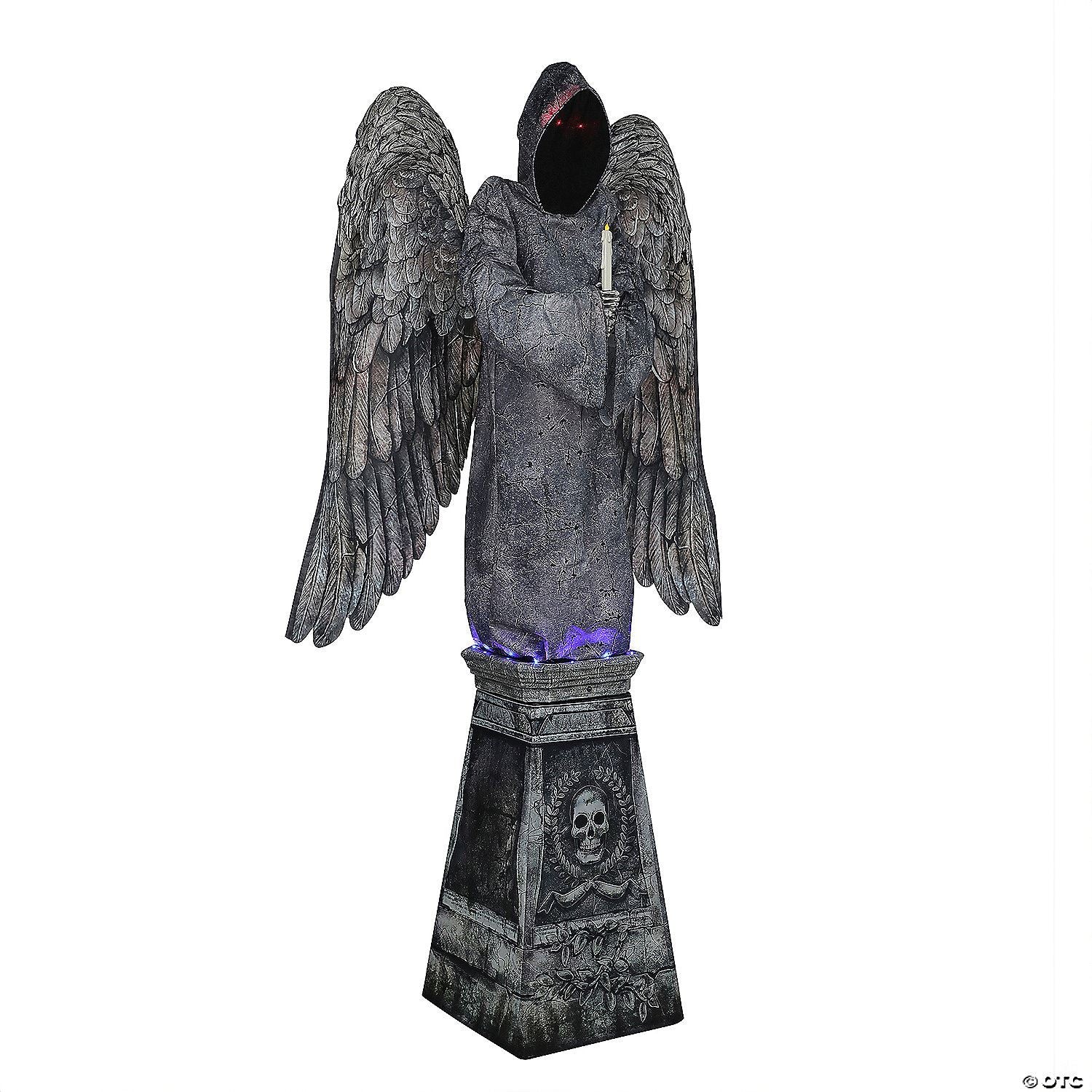 96" Cemetery Angel Animated Halloween Prop | Halloween Decoration