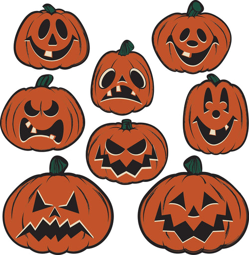 Beistle Vintage Halloween Pumpkin Cutouts - Halloween-Vintage | Party Supply