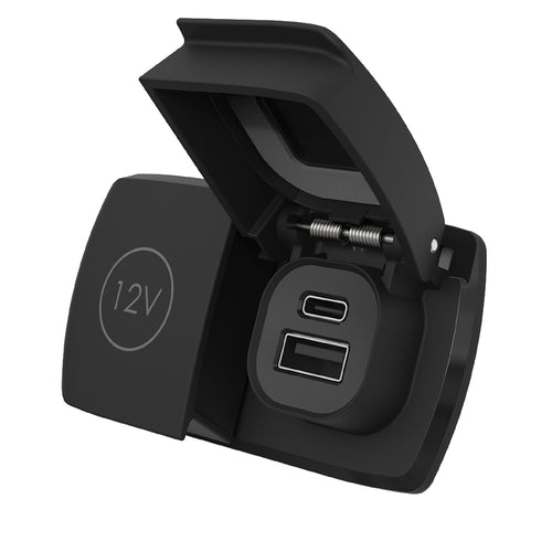Scanstrut Flip Pro Duo - USB-A USB-C w/12V Power Socket [SC-MULTI-F2]
