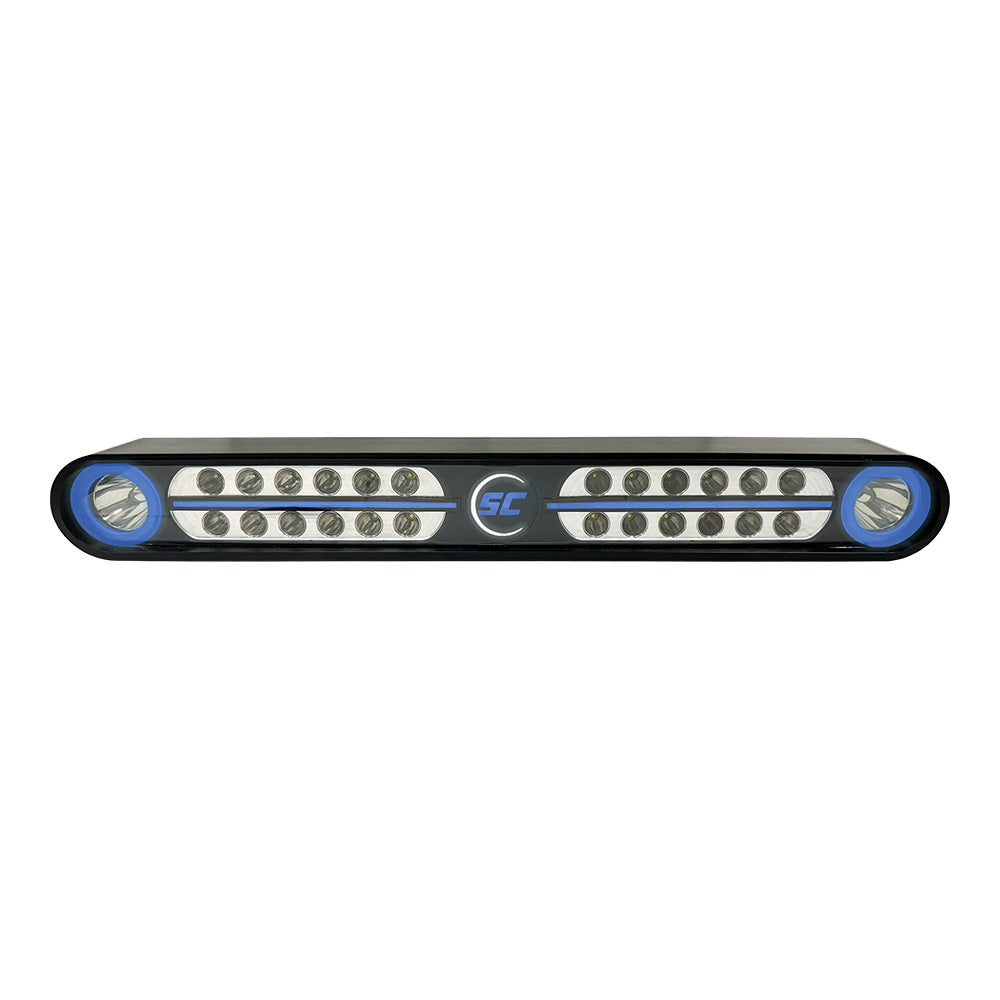 Shadow-Caster Eagle Ray LED Light Bar - Black Housing Dual Optics [SCM-EAGLE-RAY-BK]