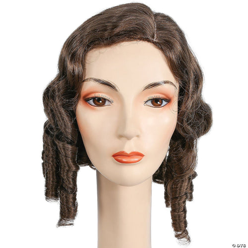 Womens Light Brown 1840s Wig