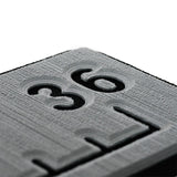 SeaDek 36 Routed Ruler - 6mm - Brushed Texture - Storm Grey/Black [53583-80066]