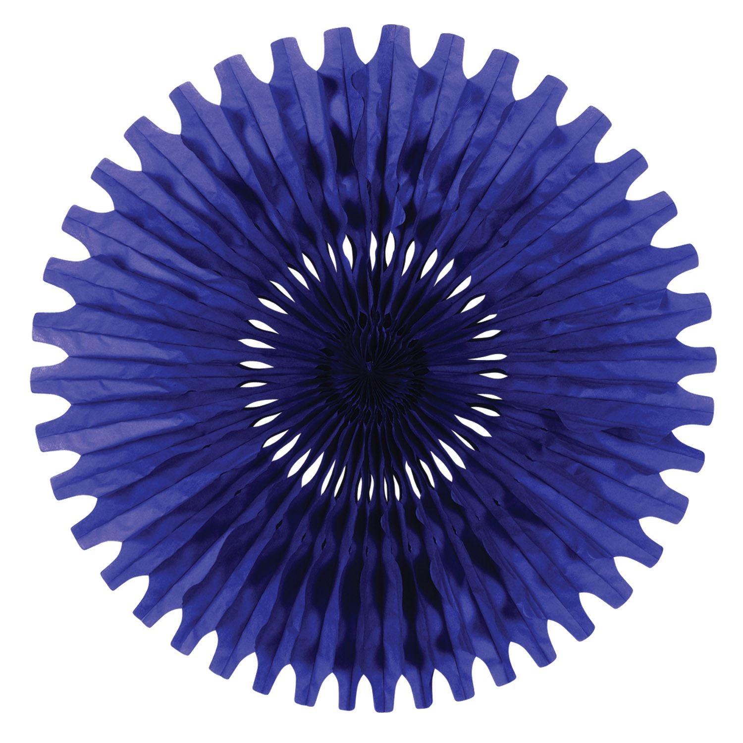 Beistle Blue Art-Tissue Fan - General Occasion | Party Supply | Decoration