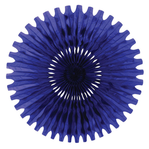 Beistle Blue Art-Tissue Fan - General Occasion | Party Supply | Decoration