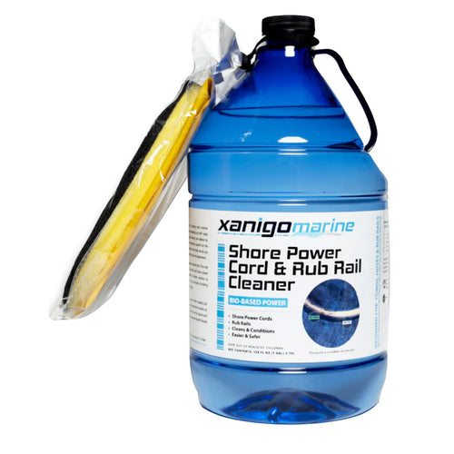 Xanigo Marine Shore Power Cord Rub Rail Cleaner - 1 Gallon [XMSPC1G]
