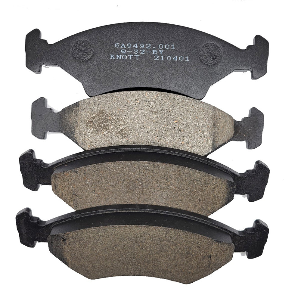 Load Rite by Knott Brake Pads 10 12" Disc Full Axle 2 Sets Inner Outer [4265.65K]