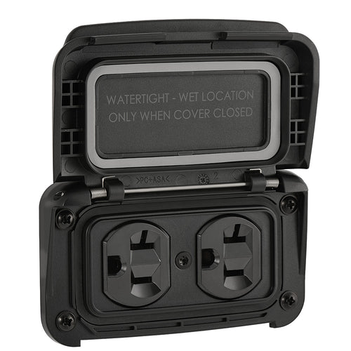 Scanstrut Ventura Series Dual AC Outlet - 125V - 20A [SC-V-P1]