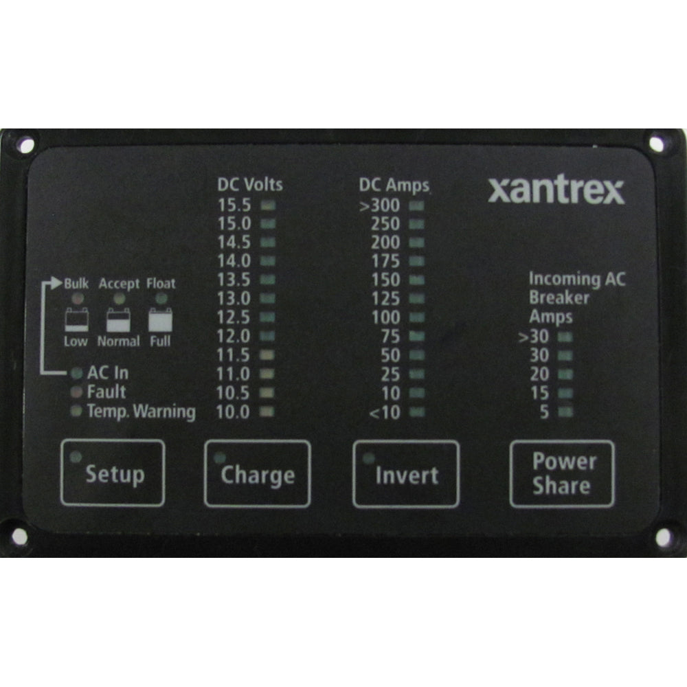 Xantrex Heart FDM-12-25 Remote Panel, Battery Status Freedom Inverter/Charger Remote Control [84-2056-01]