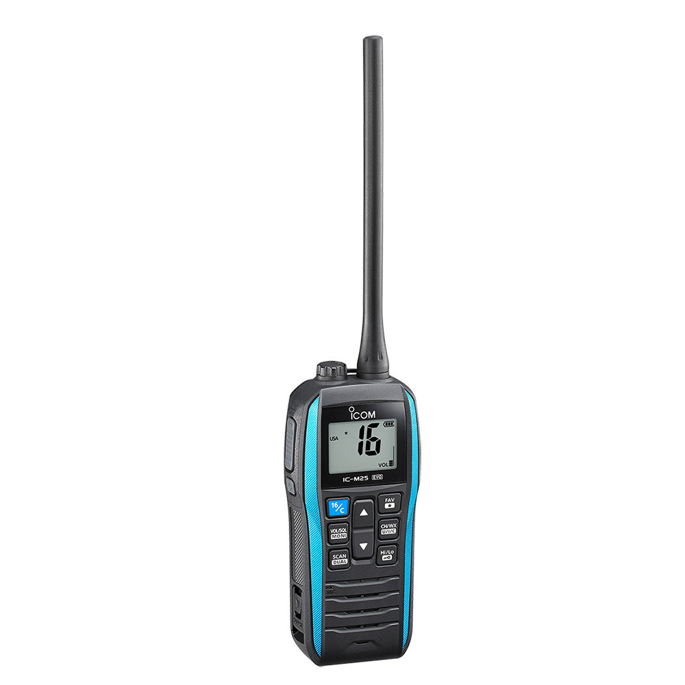 Icom IC-M25 EVO Handheld VHF Radio - Blue [M25 EVO BLUE 71 USA]