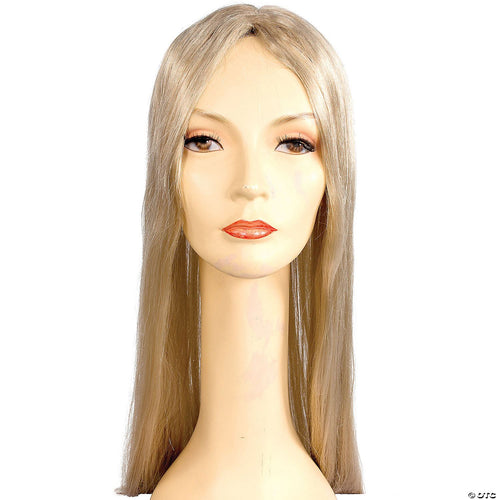 Womens Light Blonde Straight Long 60s Wig