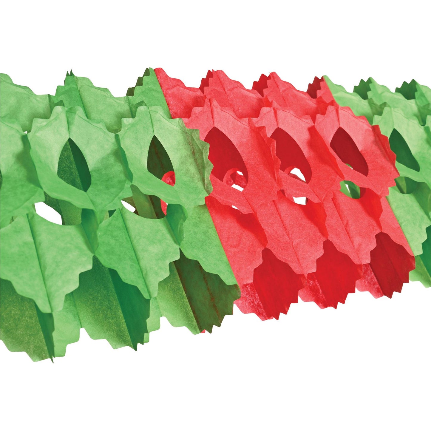Beistle Red and Green Arcade Garland - Christmas/Winter | Party Supply