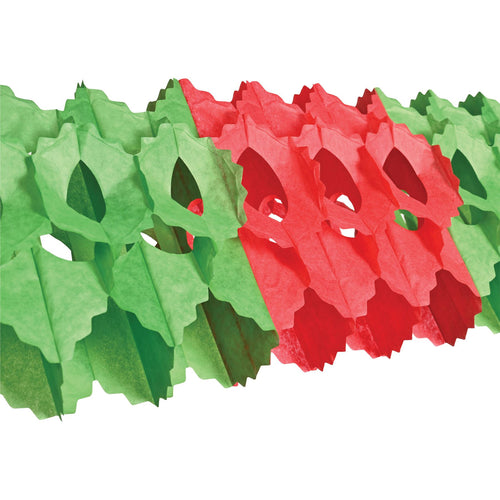 Beistle Red and Green Arcade Garland - Christmas/Winter | Party Supply