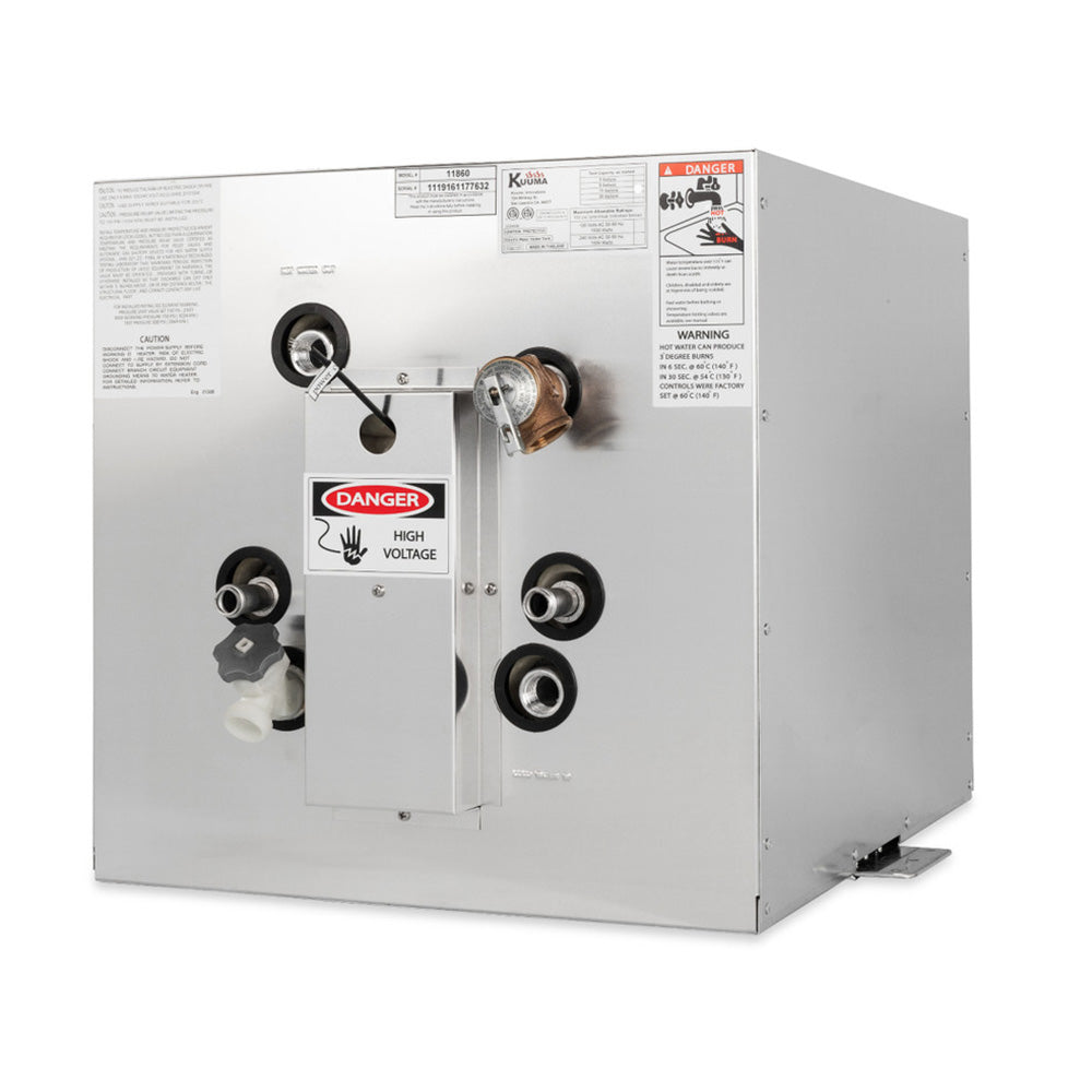 Kuuma 11-Gallon WH, 240V (L1 L2 Wiring) Front Heat Exchange, Side Mount [11860]
