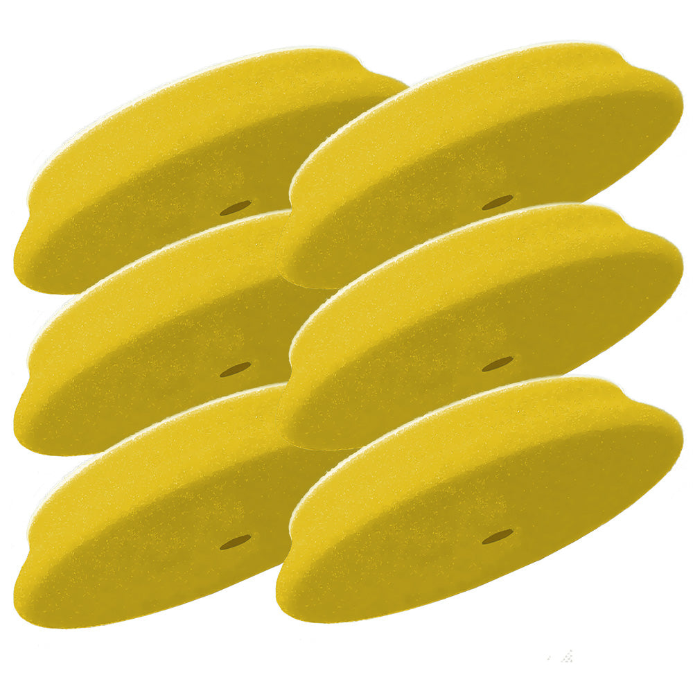 RUPES D-A Fine Finishing Foam Pad 40mm - Yellow *6-Pack [9.DA40M/6]