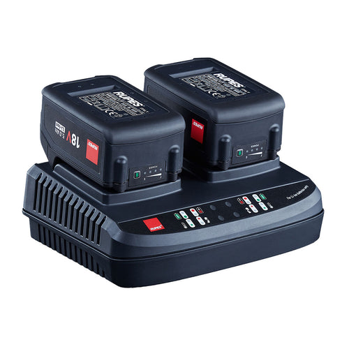 RUPES Dual Battery Charger f/iBrid HLR15 HLR21 Batteries w/LED Indicators [9HC185LT]