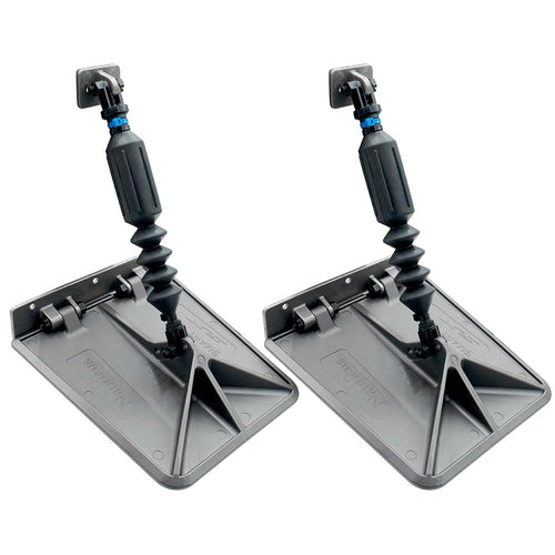 Lectrotab SX 9.5 x 10 Smart Tabs 12-16' Boats w/40lb Actuators - 40-80HP - Gunmetal Grey [SXG9510-40]