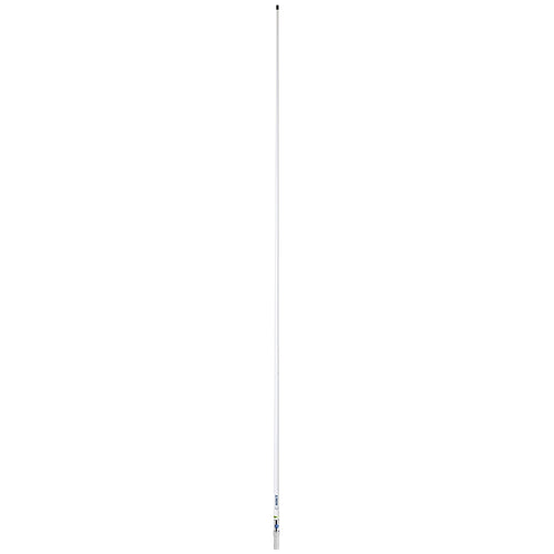 Scout 8' QuickFit White VHF Antenna w/5M Cable + FME Quick 6 Foam Filled 6db Solid Brass Copper Element [PF AN NVHF00040T]