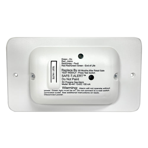 Safe-T-Alert 80 Series White Propane Gas Alarm - 12V [80-441-WT-TR]