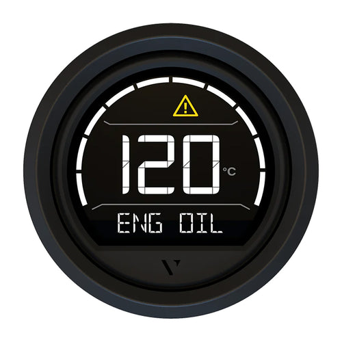 Veratron VL Digital 52 w/Triangular Black Bezel [B00205701]