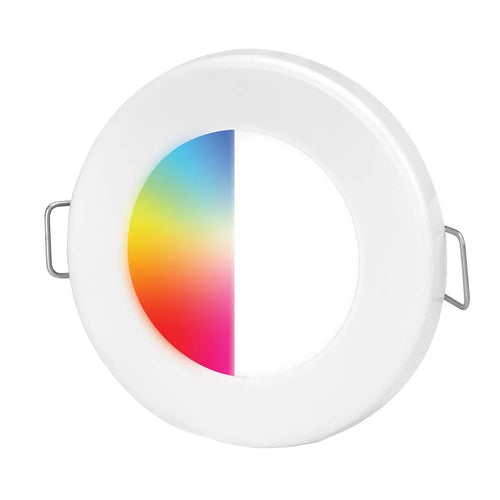 Hella Marine EuroLED75 RGBW Downlight - White Bezel [017884001]