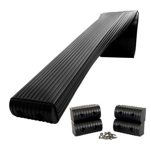 Caliber BunkWrap Kit - Black 16' x 2" x 4" Roll + 4 Caps + HRDW Roll + 4 Endcaps Stainless Steel Hardware [23054-BK]