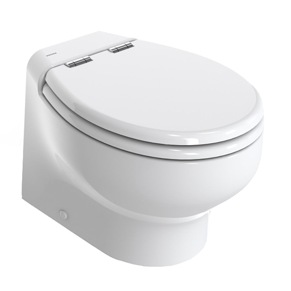 Thetford Silence Plus 2G w/Wood Polyester Soft Close Seat Standard Solenoid - Short, White - 12V [T-S2G012DW/D00C00]