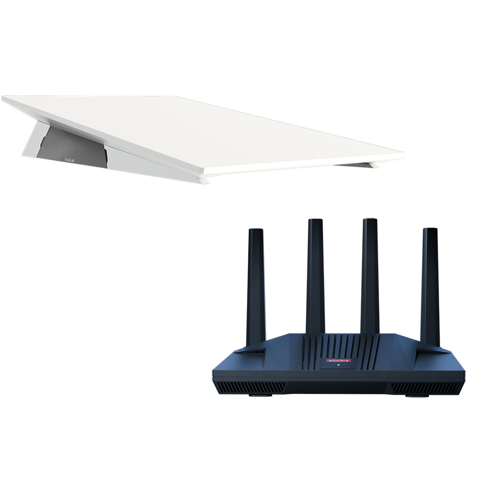 KVH Starlink Performance Gen 3 Kit w/Wedge Mount CommBox Edge Core Communications Gateway Wi-Fi Router [72-1113-WEDGE-CO]