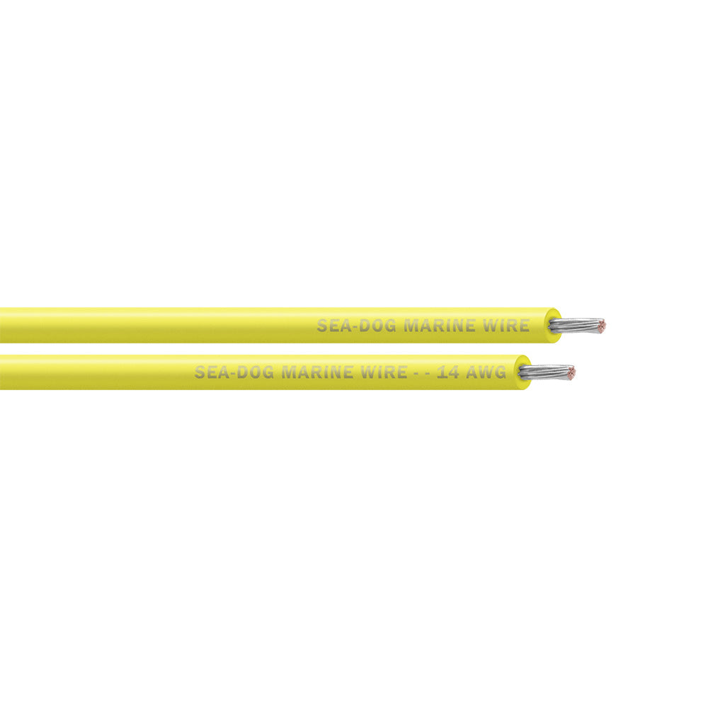 Sea-Dog 14 AWG Yellow Primary Wire -100' [8014032]