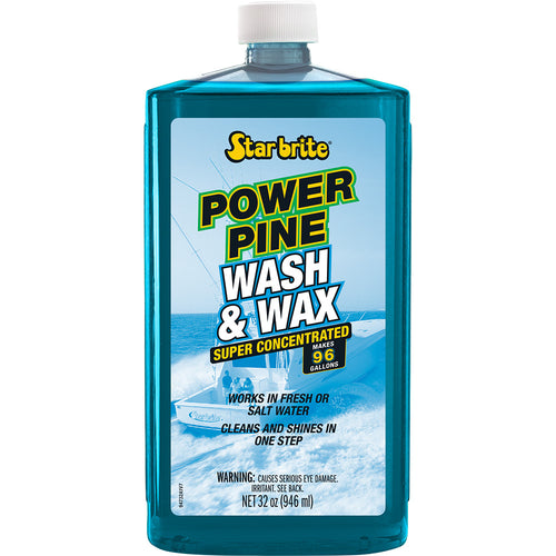 Star brite Power Pine Boat Wash Wax - Concentrated Marine Grade Formula - 32 oz [94732]