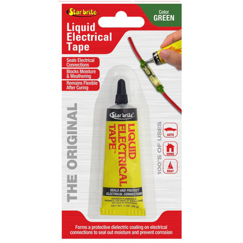Star brite Liquid Electrical Tape - Green - 1 oz [84156]